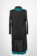 Load image into Gallery viewer, Black Pleated Vest with Cascading Collar