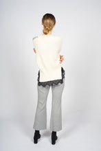 Load image into Gallery viewer, Knitted Sweater with Lace hem