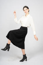 Load image into Gallery viewer, Calf-Length Pleated Skirt