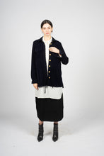 Load image into Gallery viewer, Marine Blue Corduroy Jacket with Waistband