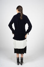 Load image into Gallery viewer, Marine Blue Corduroy Jacket with Waistband