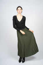 Load image into Gallery viewer, Forest Green Sun Ray Skirt
